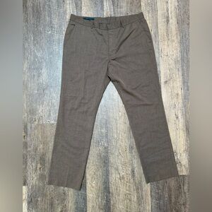 Perry Ellis Slim Fit Grey Dress Pants Mens Size 38